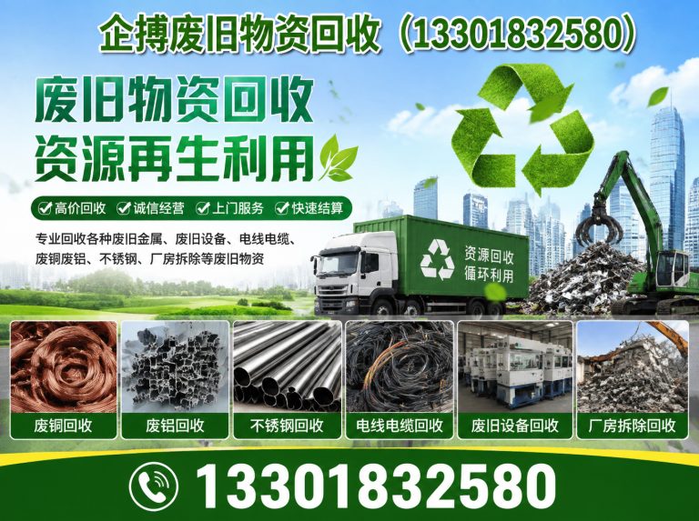 虹口区企搏废旧物资回收展示图